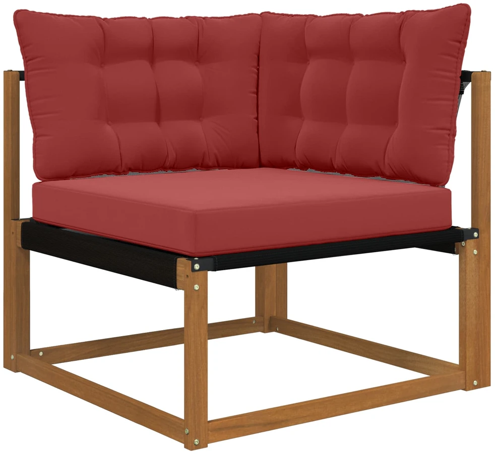 Lauko sofa pagalvėlė Poliesteris Vyno raudonumo 68,5 x 68,5 cm