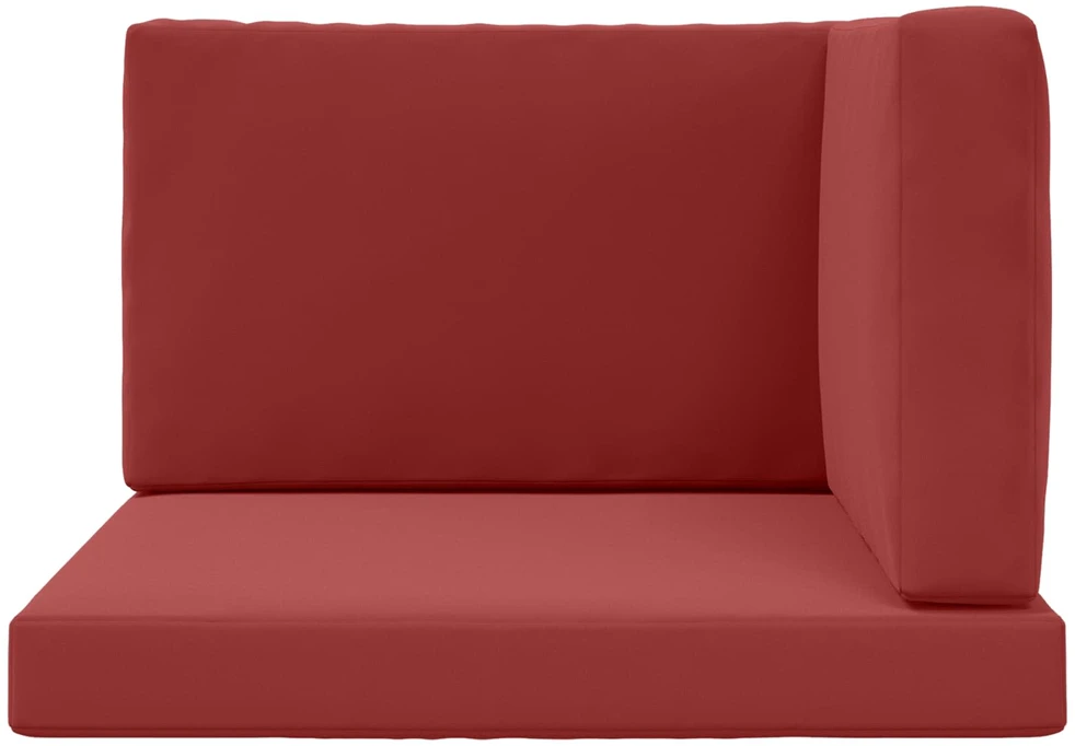 Lauko sofa pagalvėlė Poliesteris Vyno raudonumo 80 x 80 cm