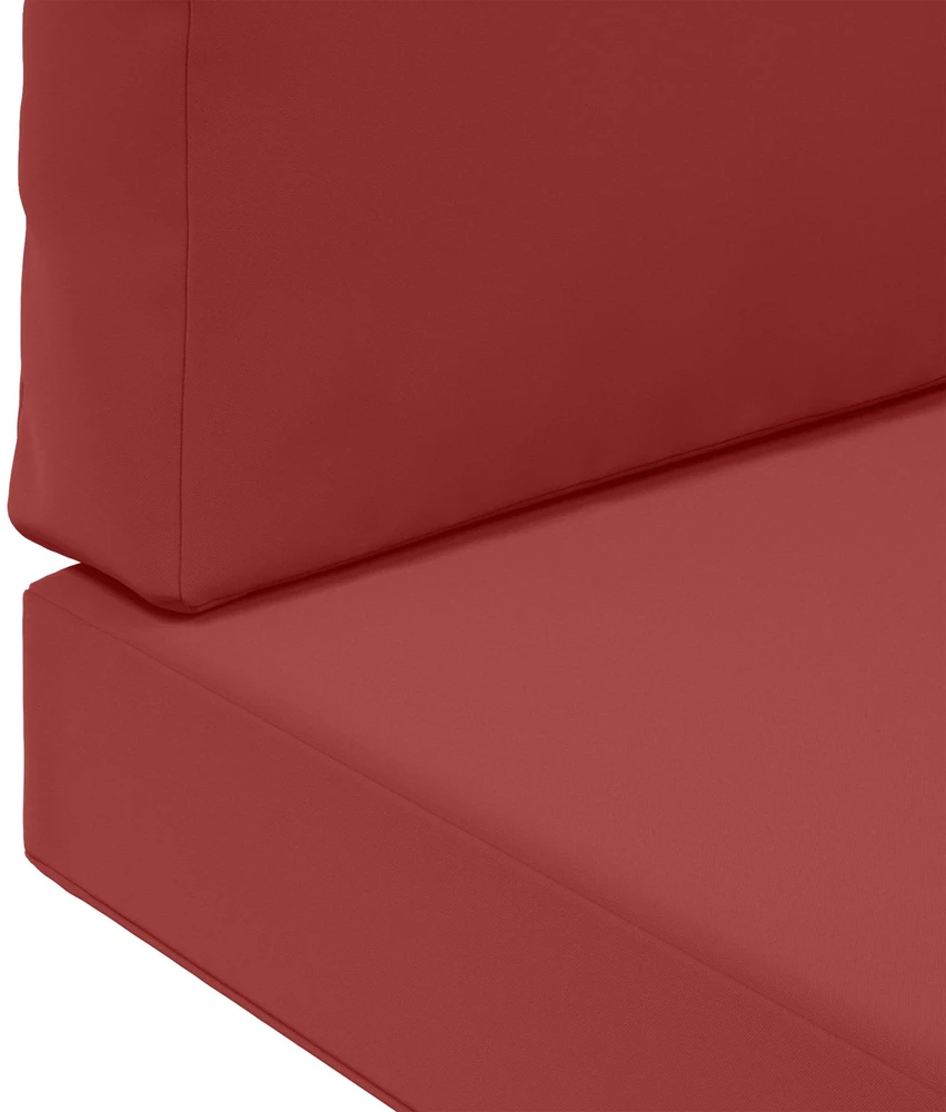 Lauko sofa pagalvėlė Poliesteris Vyno raudonumo 80 x 80 cm