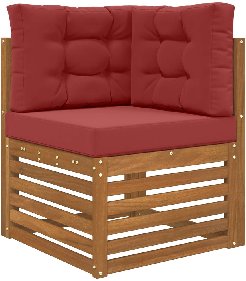 Lauko sofa pagalvėlė Poliesteris Vyno raudonumo 60 x 60 cm
