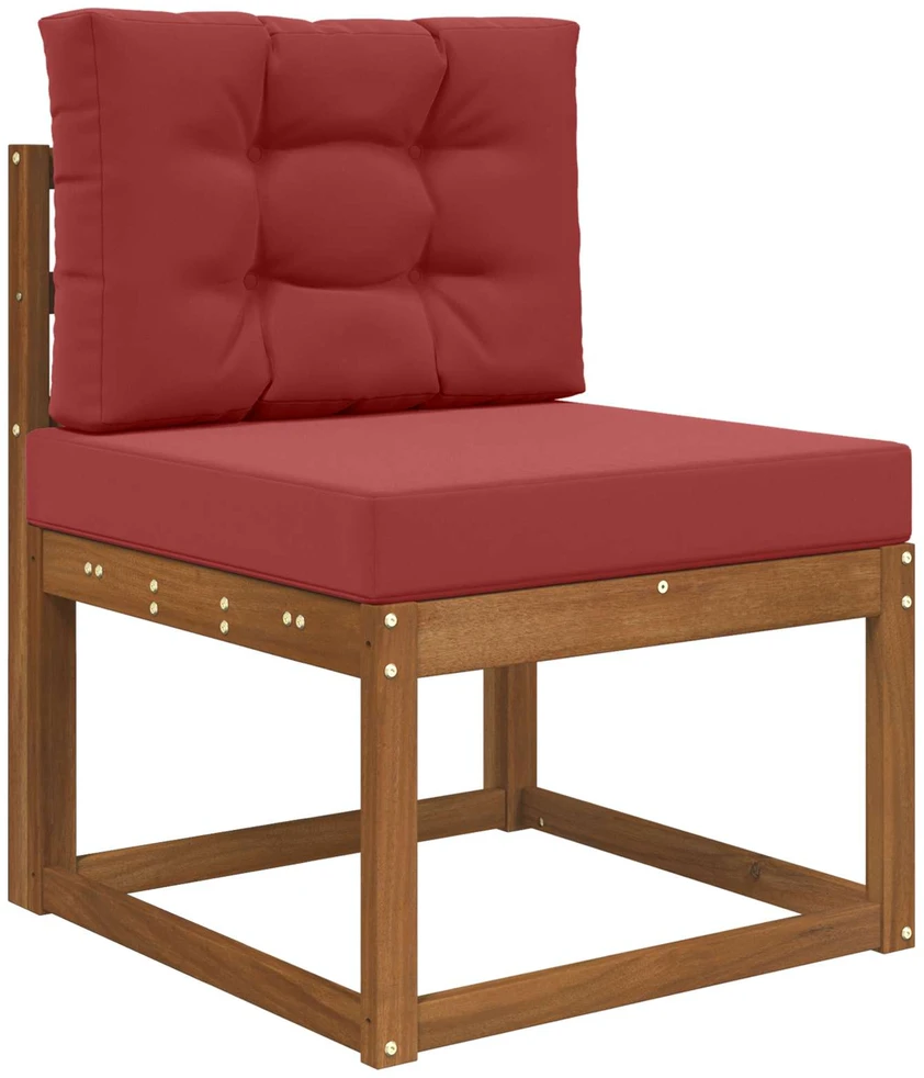 Lauko sofa pagalvėlė Poliesteris Vyno raudonumo 60 x 60 cm