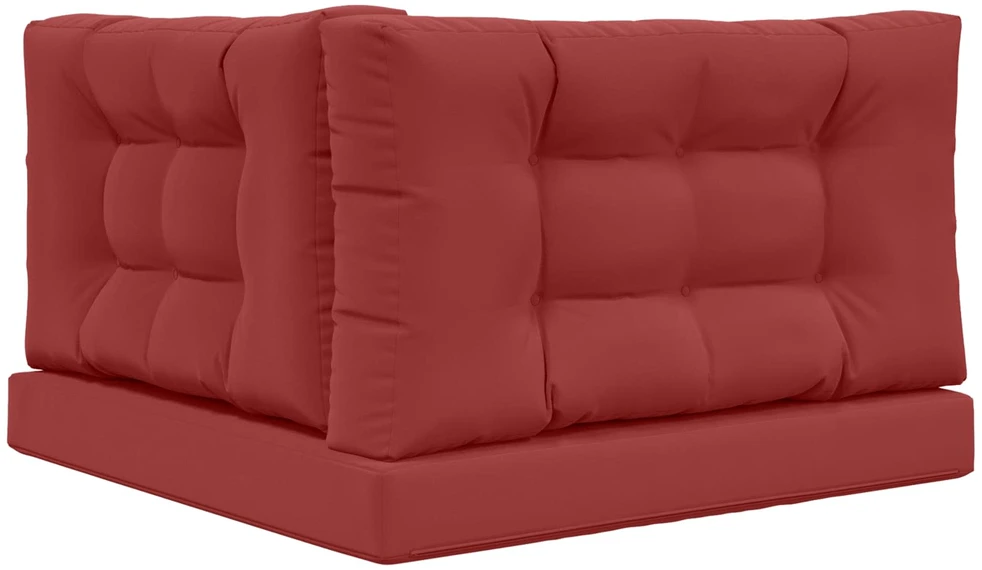 Lauko sofa pagalvėlė Poliesteris Vyno raudonumo 80 x 80 cm
