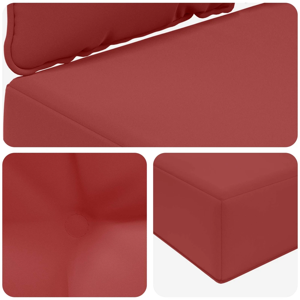 Lauko sofa pagalvėlė Poliesteris Vyno raudonumo 68,5 x 68,5 cm