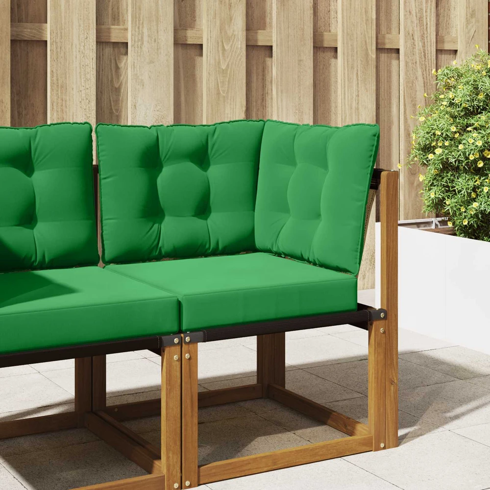 Lauko sofa pagalvėlė Poliesteris Žalia 50,5 x 50,5 cm