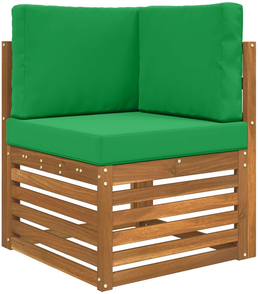 Lauko sofa pagalvėlė Poliesteris Žalia 60 x 60 cm
