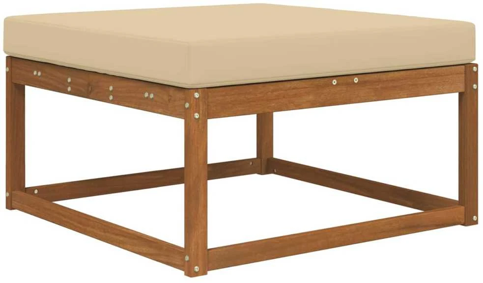 Lauko sofa pagalvėlė Poliesteris Smėlio 80 x 80 cm