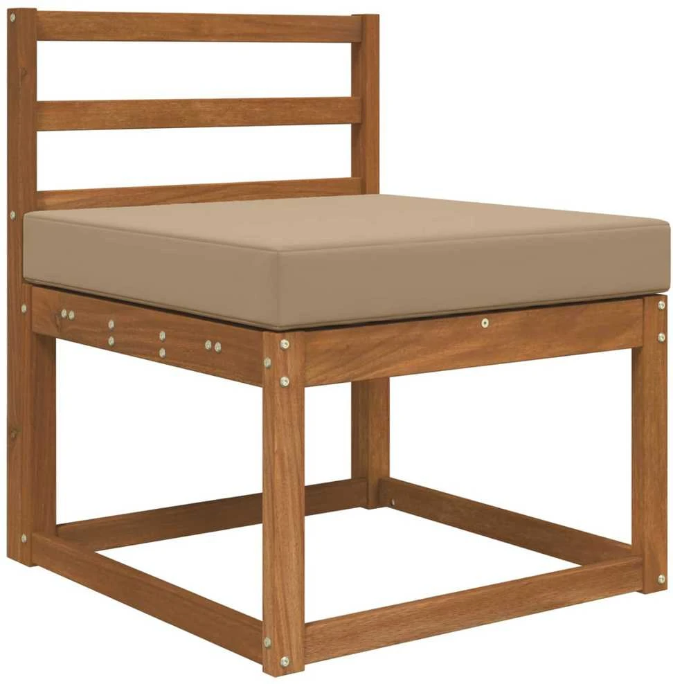 Lauko sofa pagalvėlė Poliesteris Taupe 60 x 60 cm