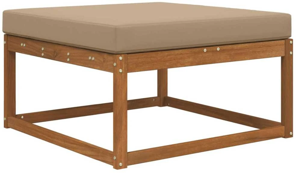 Lauko sofa pagalvėlė Poliesteris Taupe 80 x 80 cm