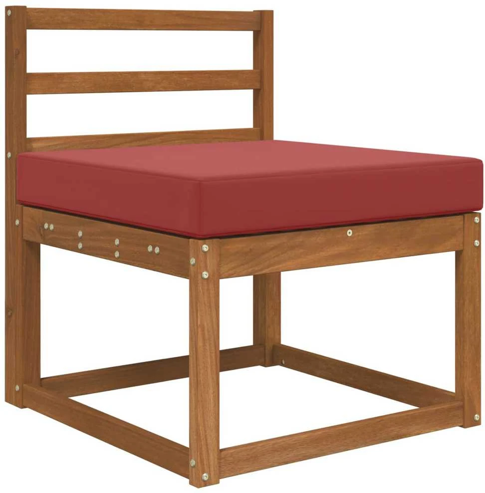 Lauko sofa pagalvėlė Poliesteris Vyno raudonumo 60 x 60 cm