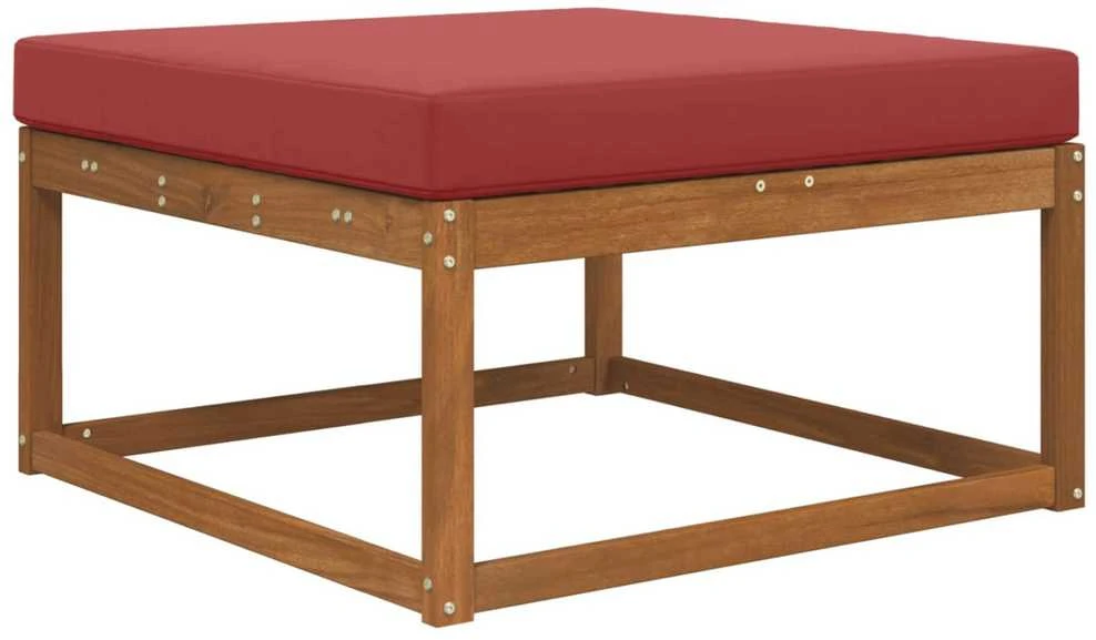 Lauko sofa pagalvėlė Poliesteris Vyno raudonumo 80 x 80 cm