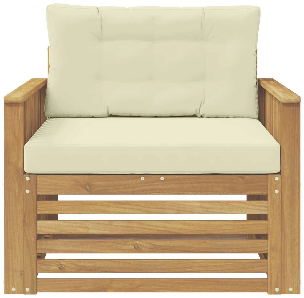 Lauko sofa Poliesteris Balta