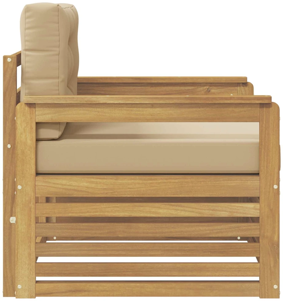 Lauko sofa Poliesteris Balta