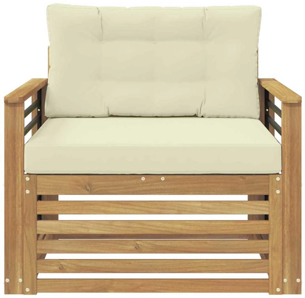 Lauko sofa Poliesteris Balta