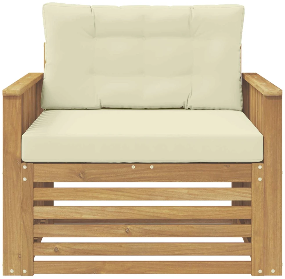 Lauko sofa Poliesteris Balta