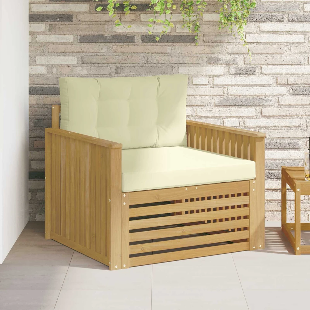 Lauko sofa Poliesteris Balta