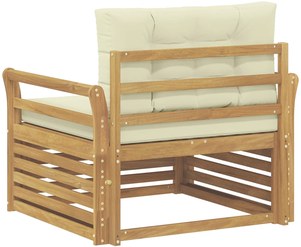 Lauko sofa Poliesteris Balta