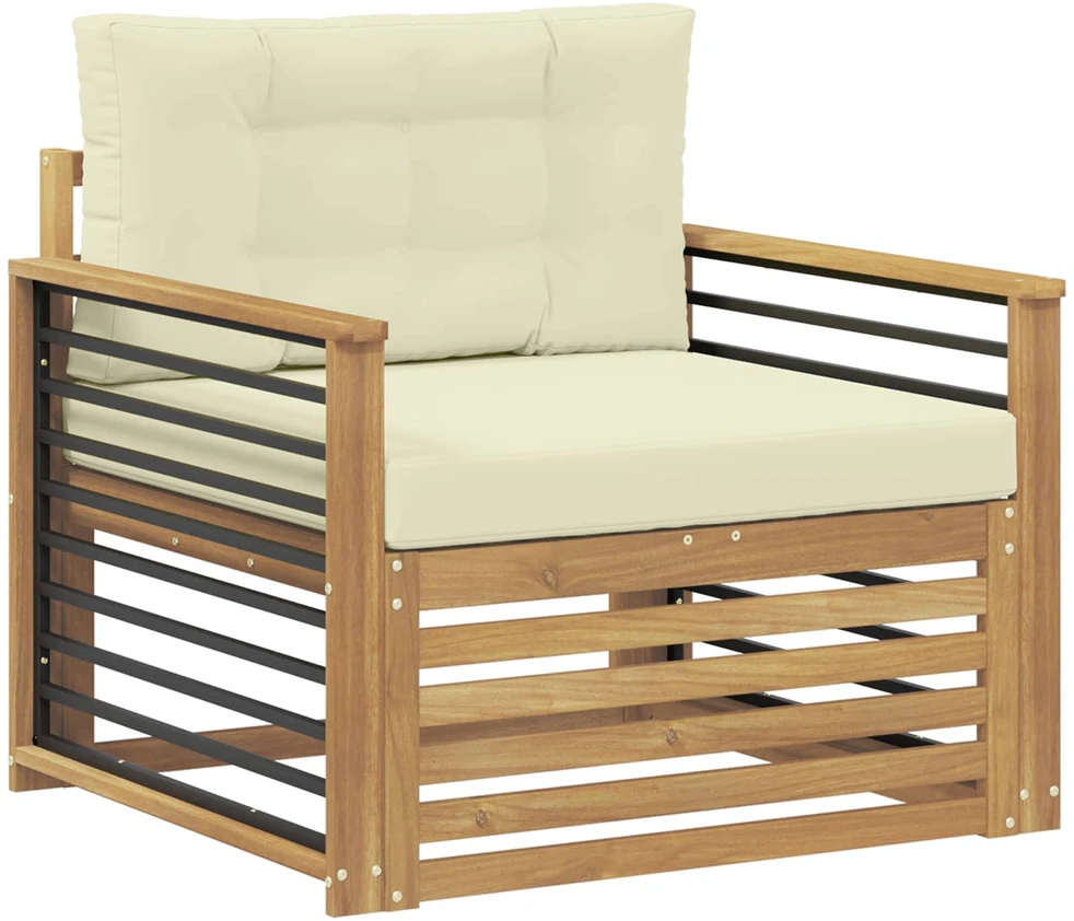 Lauko sofa Poliesteris Balta