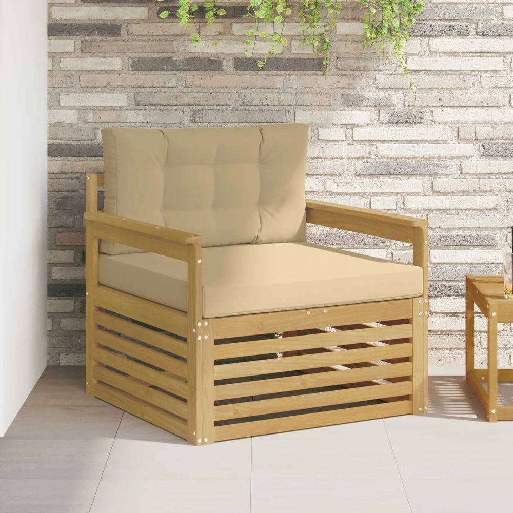 Lauko sofa Poliesteris Balta