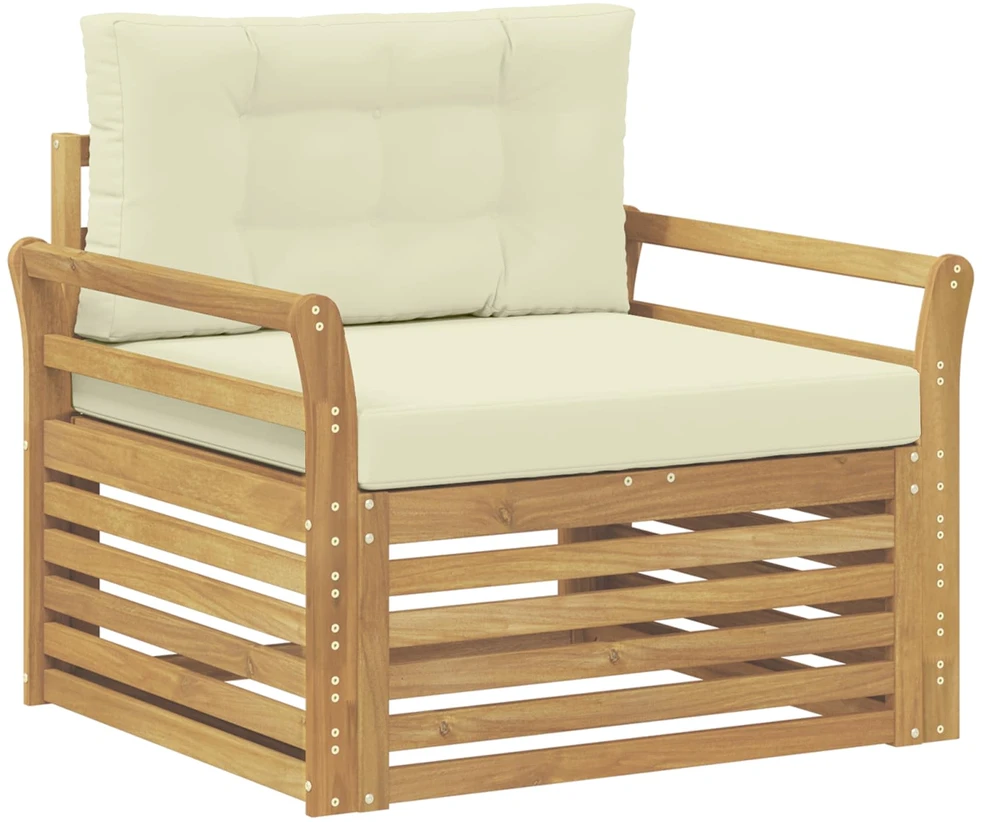 Lauko sofa Poliesteris Balta