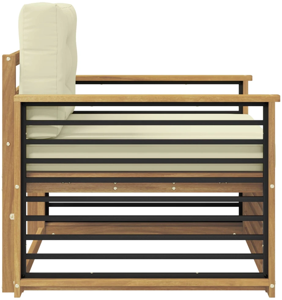 Lauko sofa Poliesteris Balta