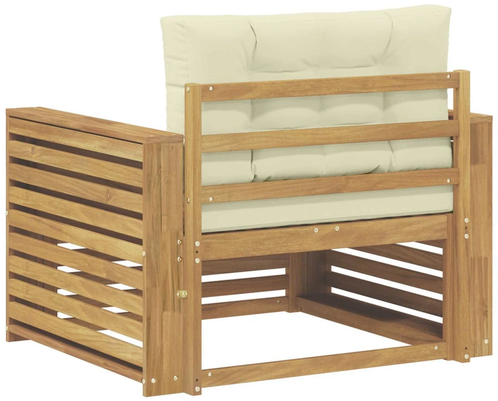 Lauko sofa Poliesteris Ruda ir kreminė