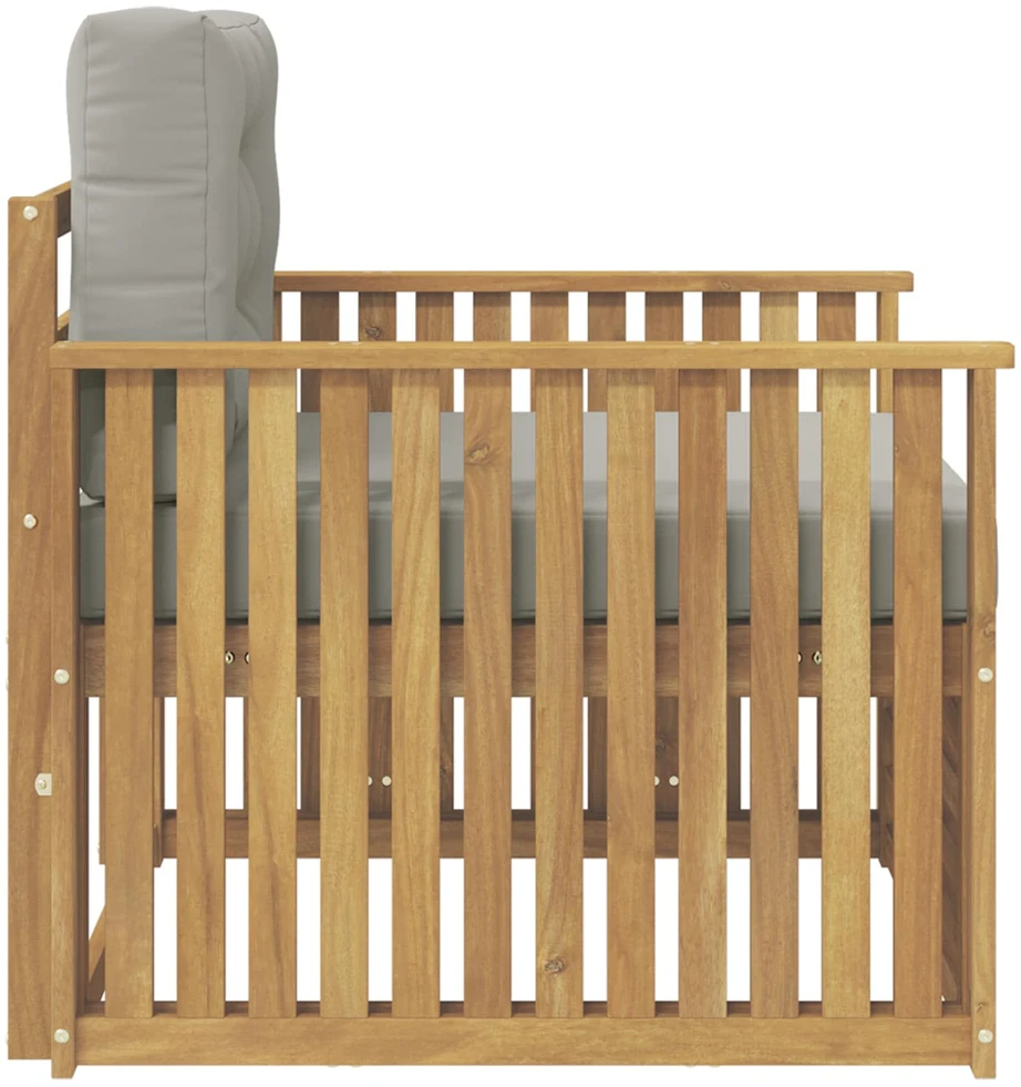 Lauko sofa Poliesteris Balta