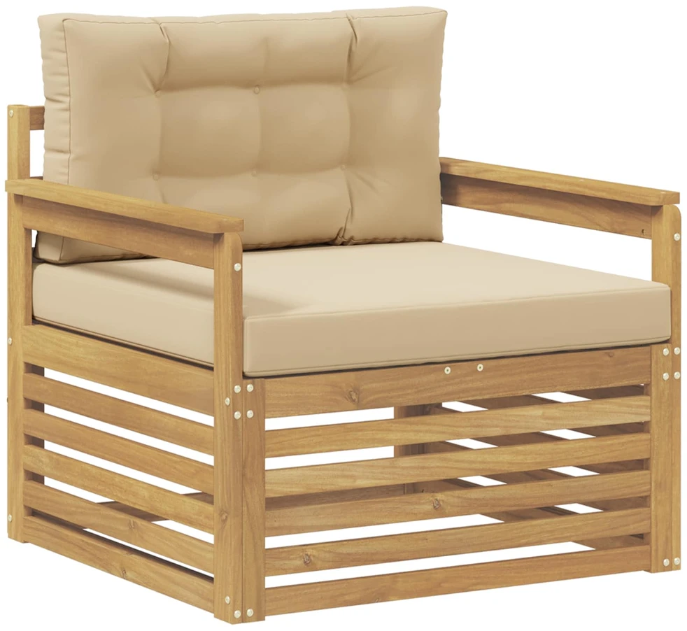 Lauko sofa Poliesteris Balta