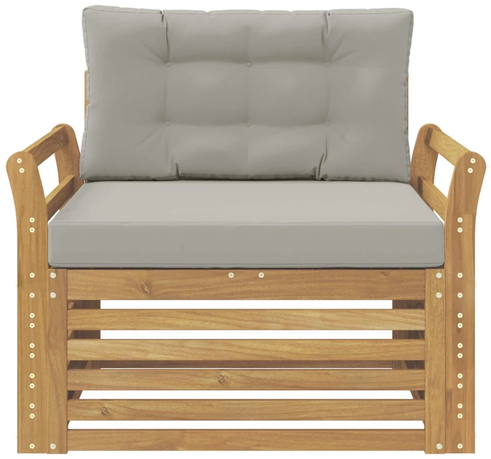 Lauko sofa Poliesteris Balta