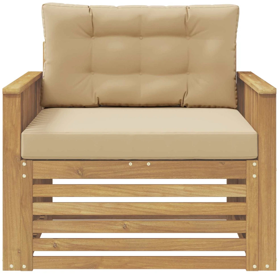 Lauko sofa Poliesteris Balta