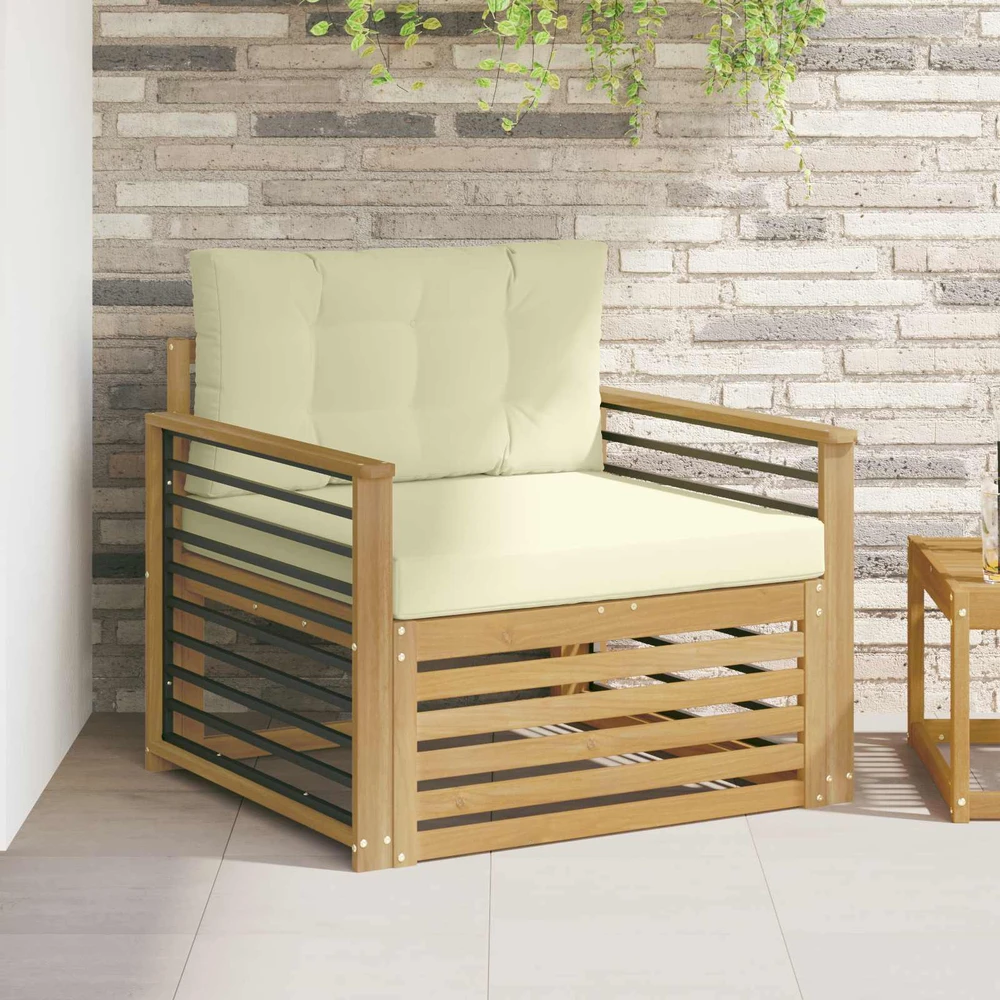 Lauko sofa Poliesteris Balta