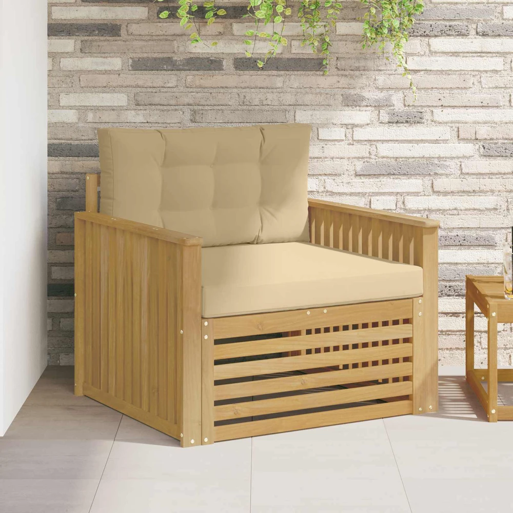 Lauko sofa Poliesteris Balta