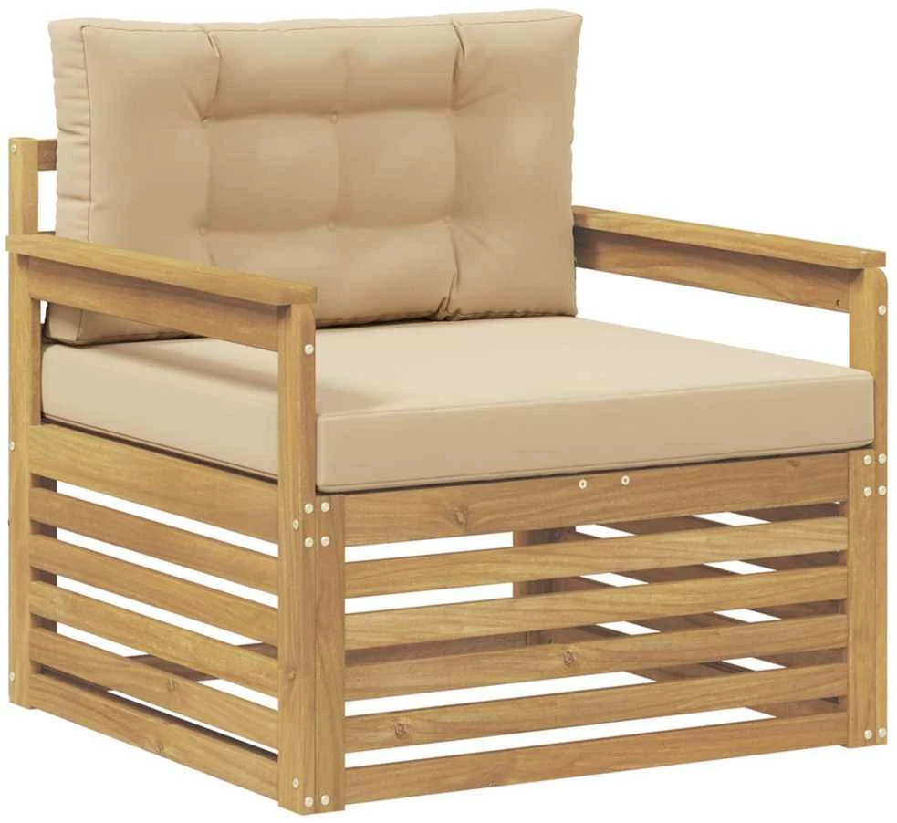 Lauko sofa Poliesteris Balta