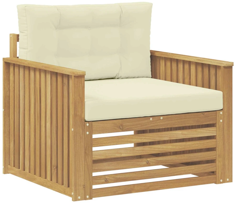 Lauko sofa Poliesteris Balta