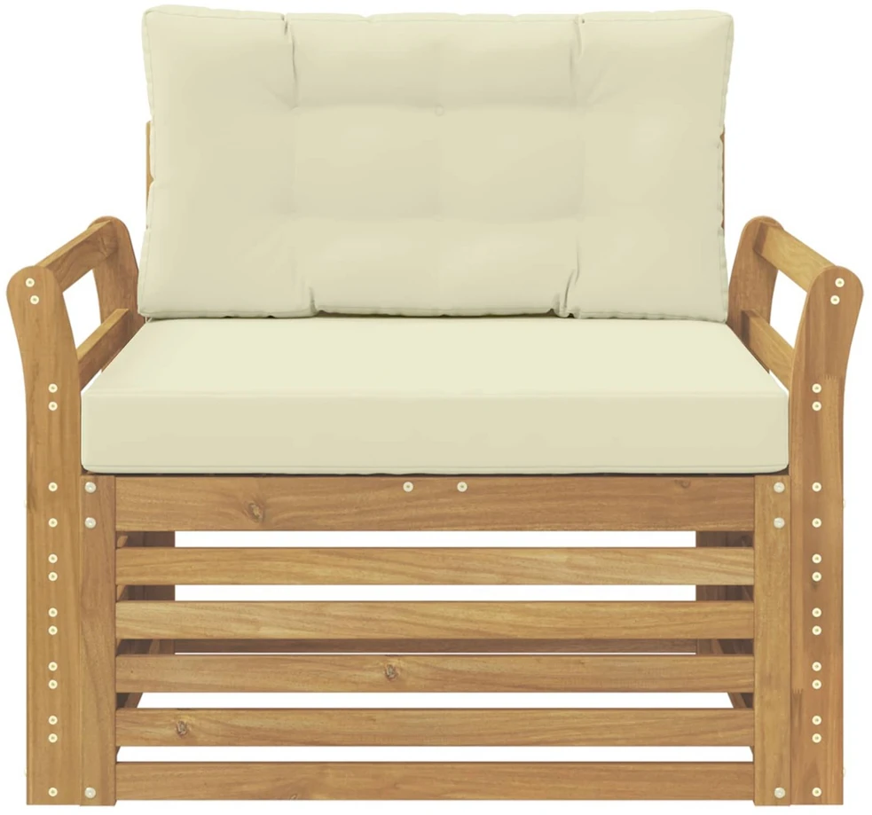 Lauko sofa Poliesteris Balta
