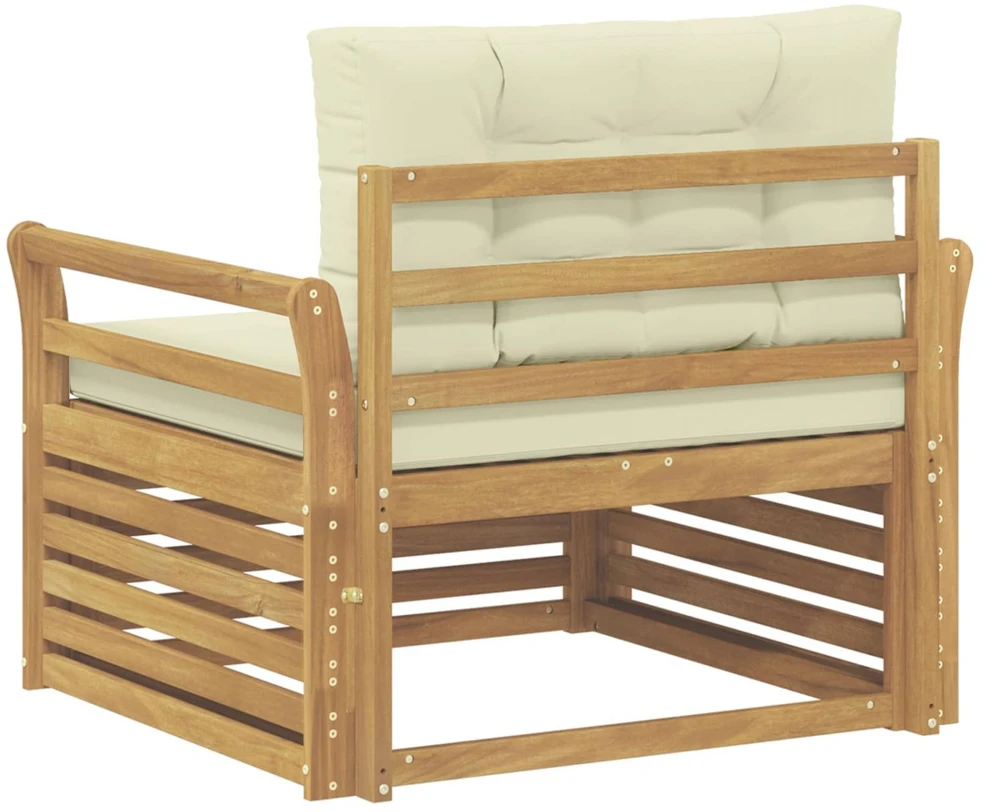 Lauko sofa Poliesteris Balta