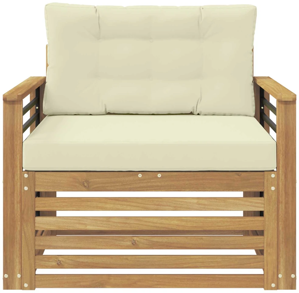Lauko sofa Poliesteris Balta