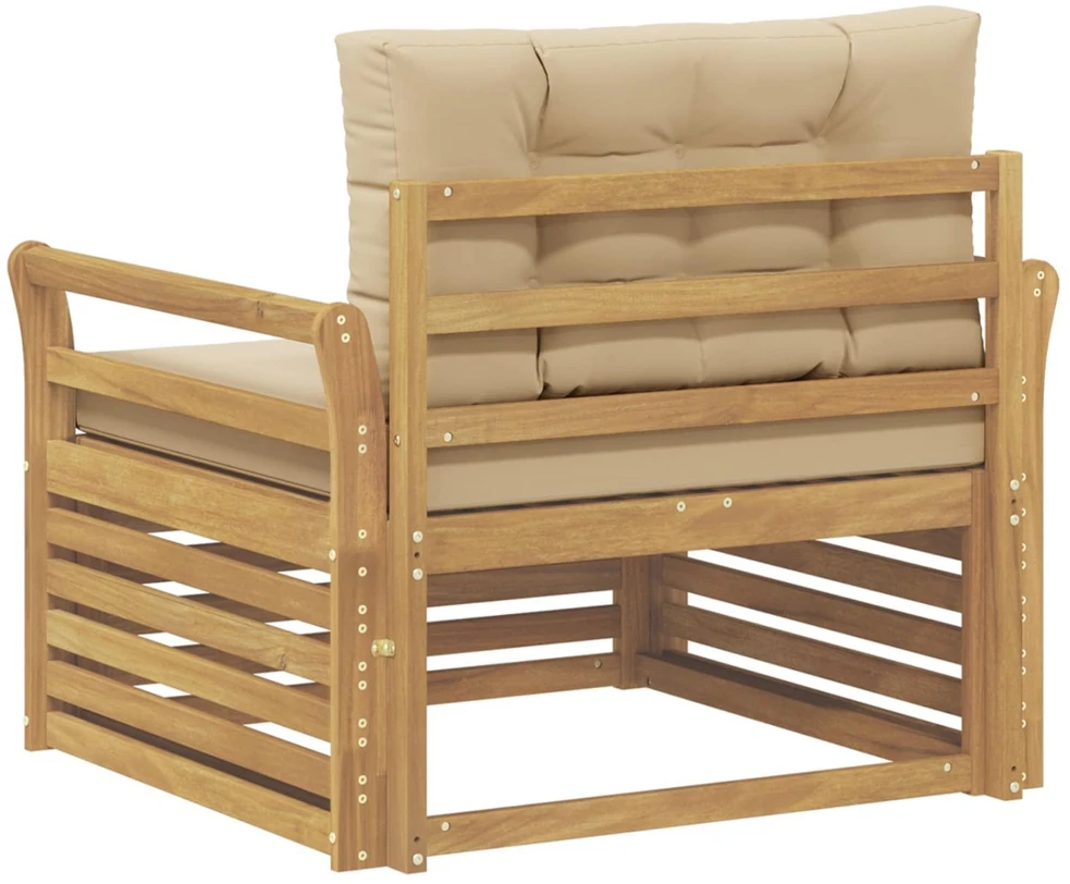Lauko sofa Poliesteris Balta