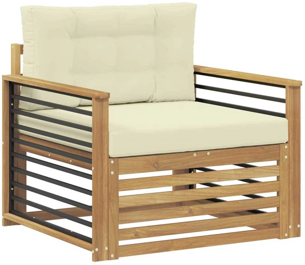 Lauko sofa Poliesteris Balta