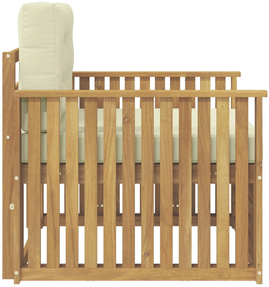 Lauko sofa Poliesteris Balta