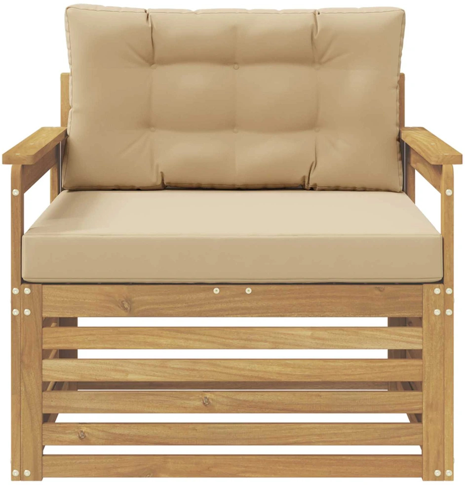 Lauko sofa Poliesteris Balta