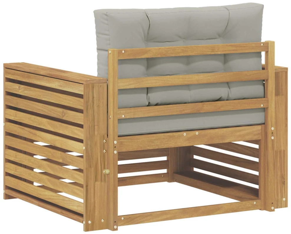 Lauko sofa Poliesteris Ruda ir šviesiai pilka