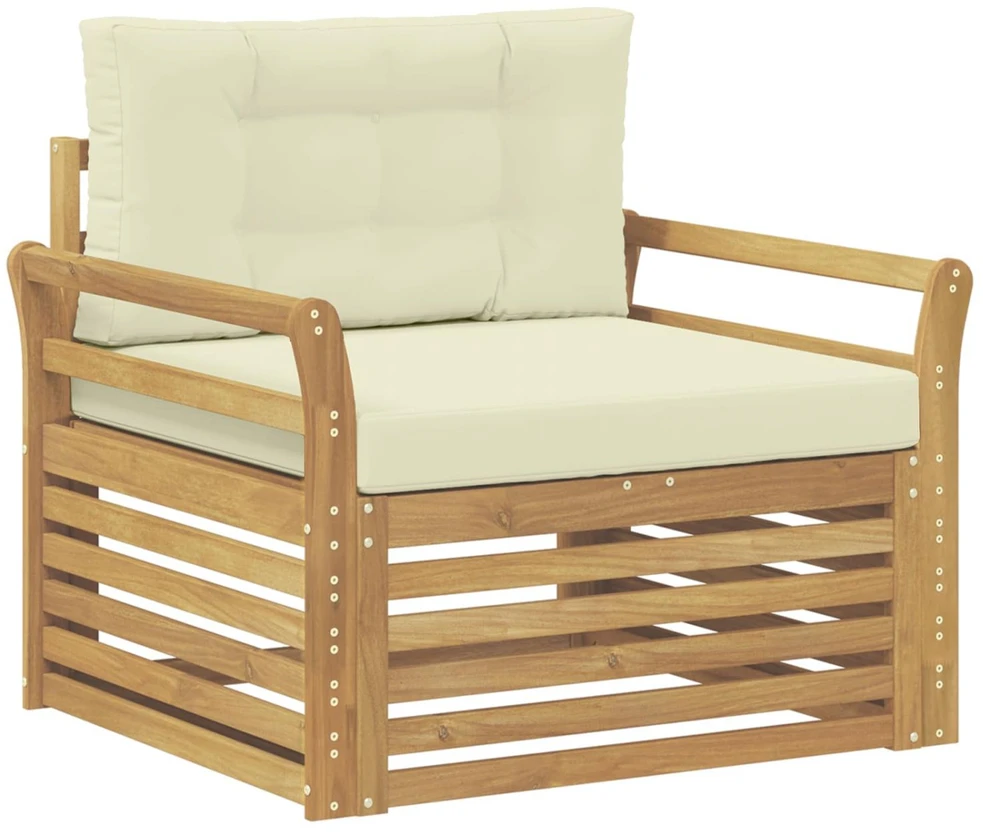 Lauko sofa Poliesteris Balta