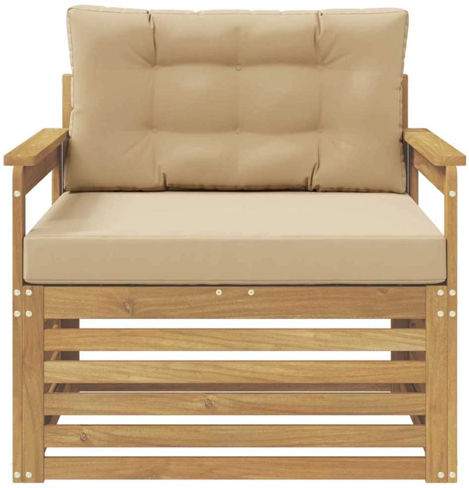 Lauko sofa Poliesteris Balta