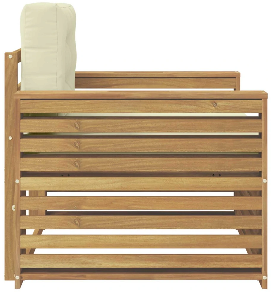 Lauko sofa Poliesteris Ruda ir kreminė