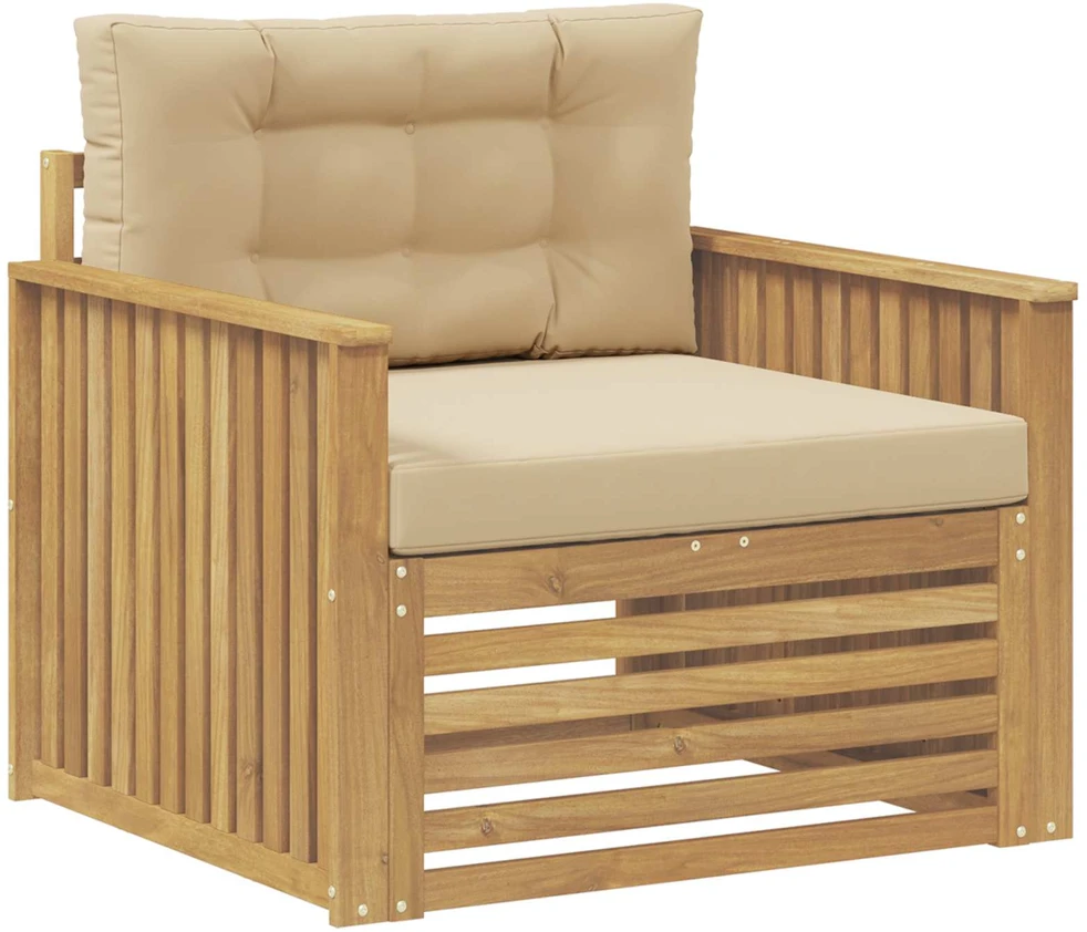 Lauko sofa Poliesteris Balta