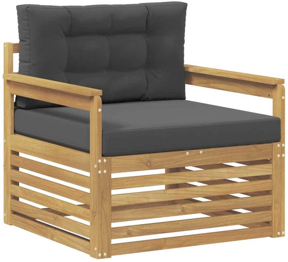 Lauko sofa Poliesteris Balta ir antracito
