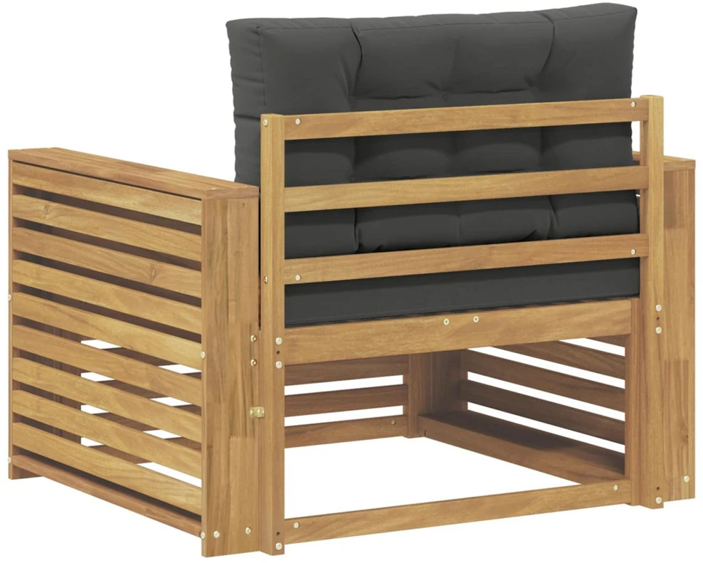 Lauko sofa Poliesteris Balta ir antracito