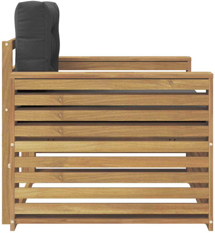 Lauko sofa Poliesteris Balta ir antracito