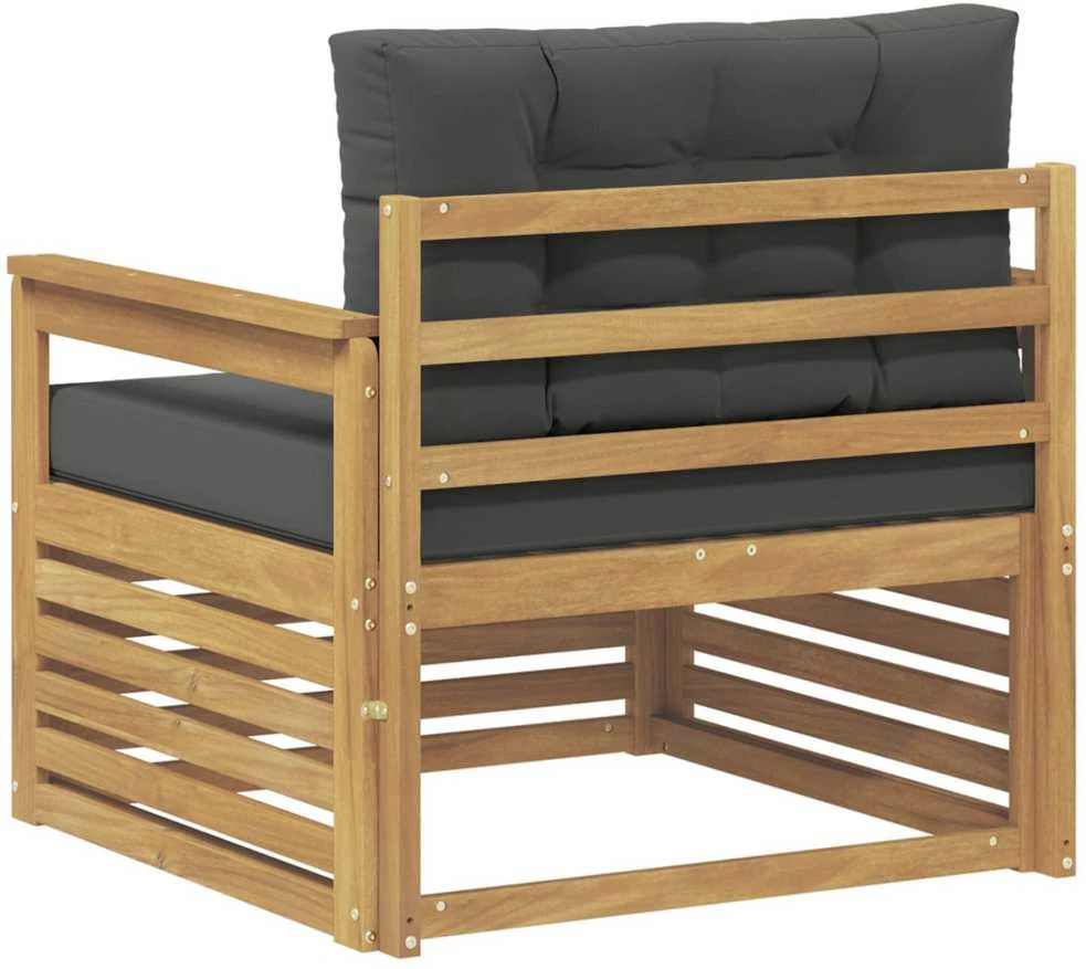 Lauko sofa Poliesteris Balta ir antracito
