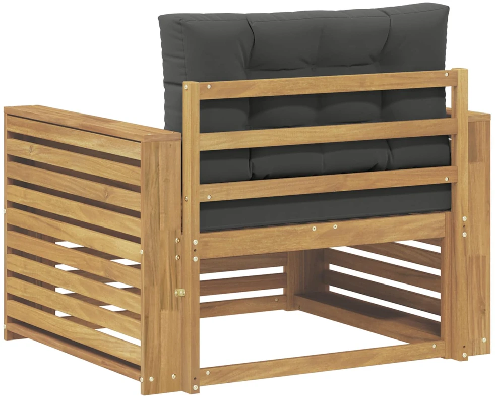 Lauko sofa Poliesteris Balta ir antracito